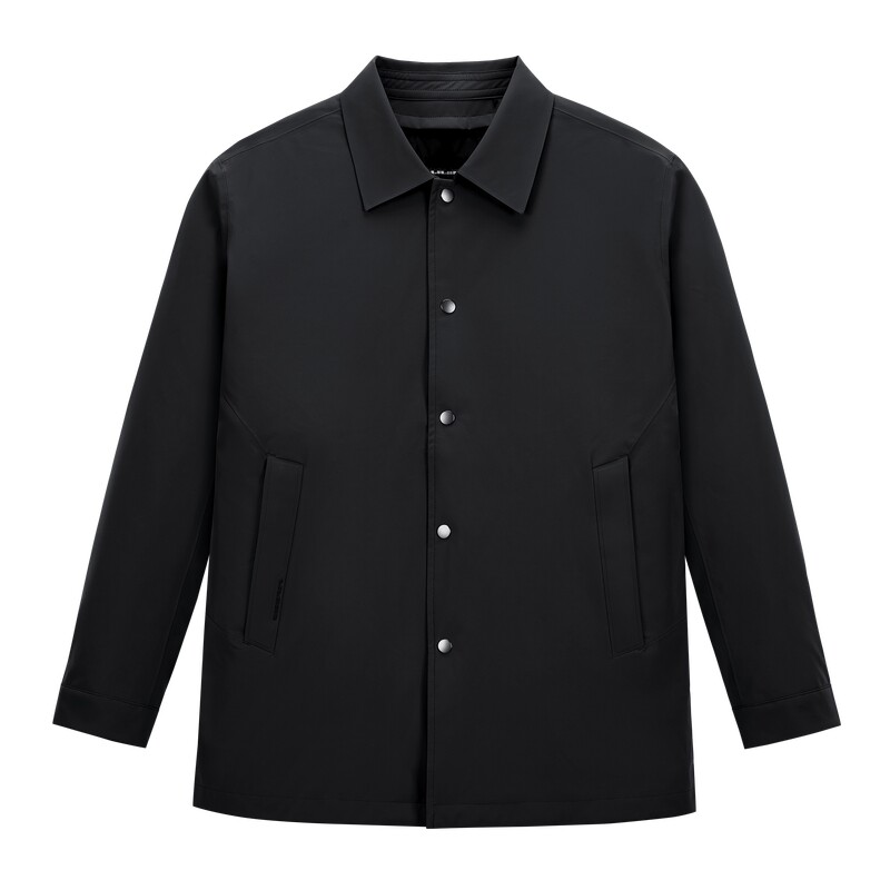 利郎官方防水中长款轻薄羽绒服