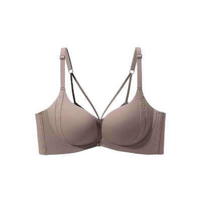 一扣超显胸！内衣女小胸聚拢前扣