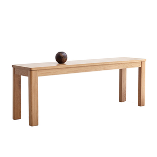 厂家直销实木长条凳橡木长凳子北欧现代简约卧室床尾凳家用长板凳