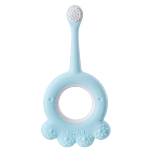 COMBO婴幼儿童牙刷牙胶磨牙棒0-2岁宝宝抗菌软毛专用乳牙训练刷