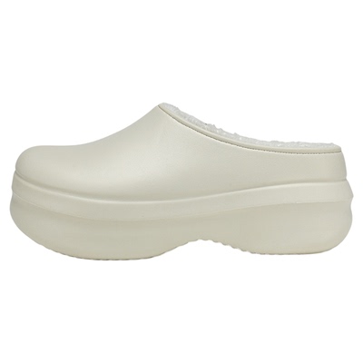 NewRockstarChoppa 冬季加绒保暖勃肯棉拖鞋男厚底外穿防寒包头鞋