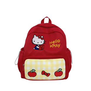 hellokitty卡通儿童背包2025新款红色可爱女童双肩包幼儿园小书包