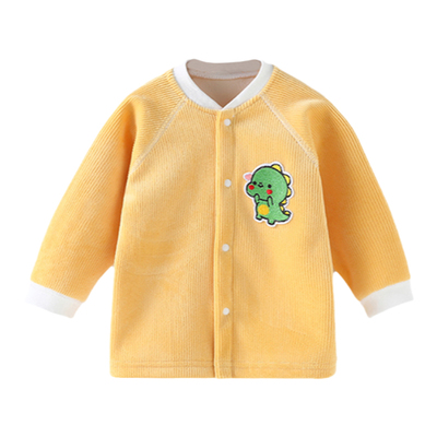 秋冬季婴儿加绒保暖衣男女童上衣