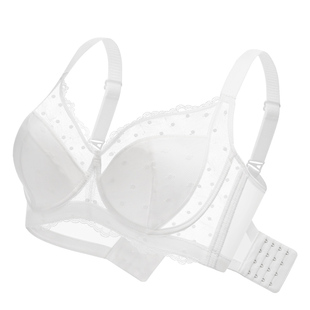 【沐夏芭蕾】大胸显小内衣防下垂收副乳聚拢胸罩胖mm大码超薄文胸