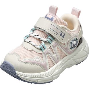 牧童女童运动鞋2025秋冬新款轻便减震儿童鞋加绒保暖休闲鞋女童鞋