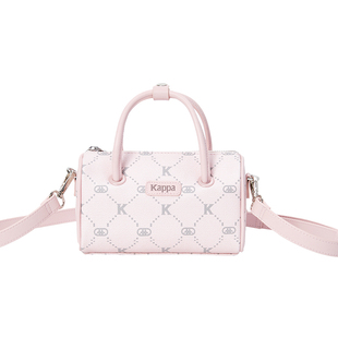 Kappa卡帕 新款女式单肩斜挎包时尚百搭波士顿包包通勤老花手提包