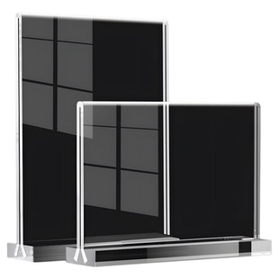 a4亚克力台卡展示牌桌面立牌a5桌牌展示架广告牌水牌菜单奶茶店餐厅美容院价格保护价目表定制立式a63摆台签