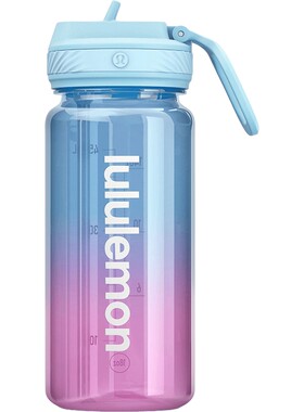 Back to Life 透明水瓶 530ml *带吸管丨lululemon丨LU9DFQS