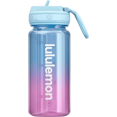 Back to Life 透明水瓶 530ml *带吸管丨lululemon丨LU9DFQS