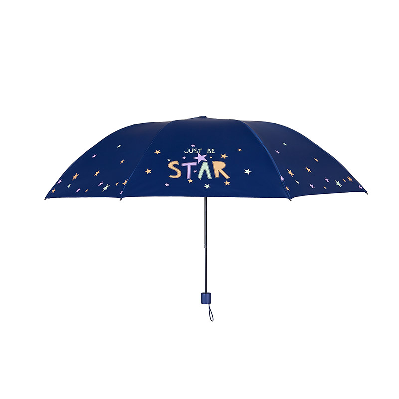 天堂伞小清新学生卡通雨伞三折