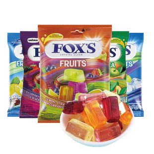 印尼霍士foxs水晶糖四季茶水果糖硬糖糖果零食网红爆款薄荷糖喜糖