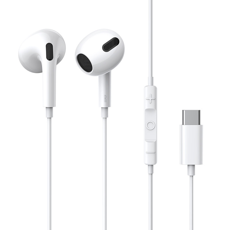 倍思耳机有线入耳式适用于Type-C华为oppo vivo手机电脑通用3.5mm