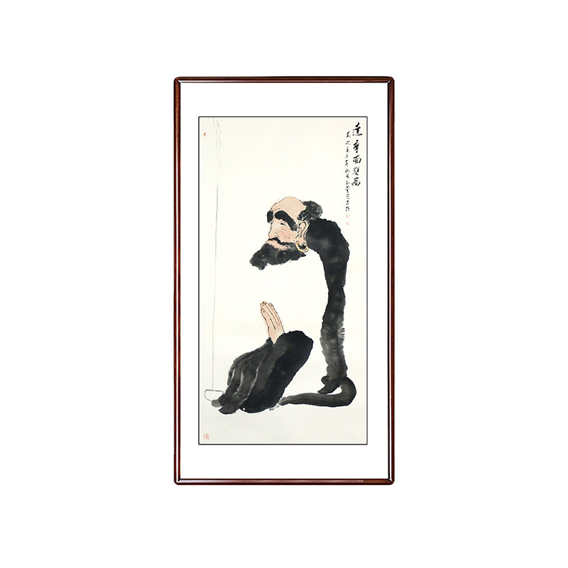 人物写意玄关走廊字画国画挂画