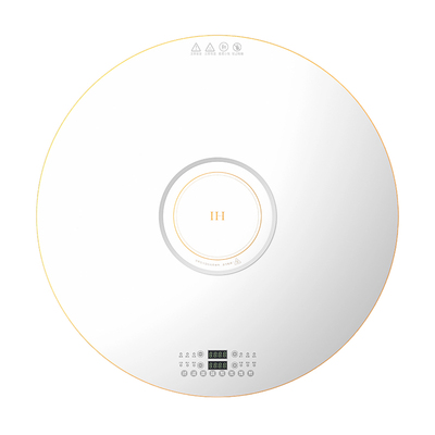 奥德立白色暖菜板多功能圆形转盘