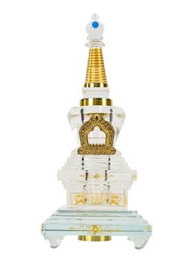 吉祥水晶八塔供佛塔莲聚塔