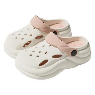 洞洞鞋女款2026新款外穿夏季防滑厚底凉鞋女eva沙滩拖鞋女士夏天