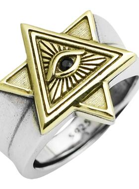 指环设计师杜氏古匠纯银男