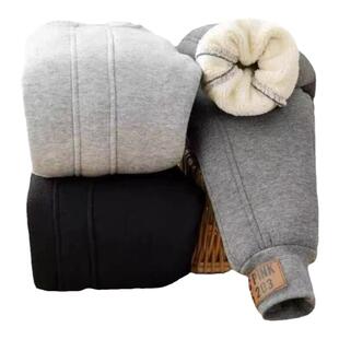 儿童加绒加厚裤子秋冬季外穿洋气男童装女童棉裤特厚羊羔绒保暖裤