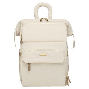 【新款】婧麒妈咪包多功能大容量双肩手提母婴背包外出轻便奶爸包