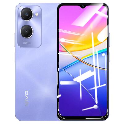 适用vivoY37钢化膜全屏覆盖v2357a护眼抗蓝光手机膜vivoy37m贴膜无白边防指纹5G高清玻璃防摔防爆黑边保护膜