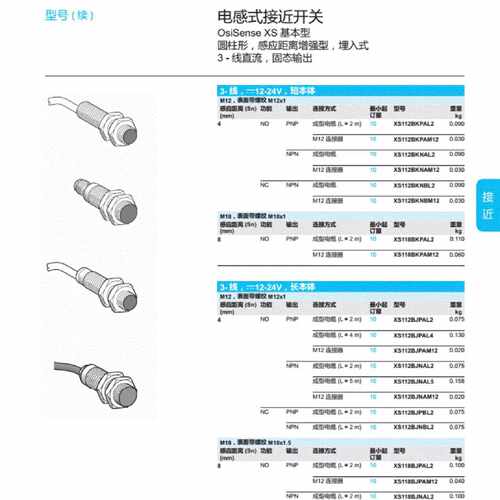 议价现货特勒美科XS112BLPAL2 XS230BLPAL2接近开关原装正品全新