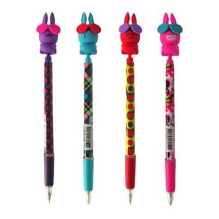 Geddes水果香味自动铅笔0.7mm笔芯小学生用男女可爱卡通兔子橡皮可拆卸好玩的儿童文具用品活动铅笔按动