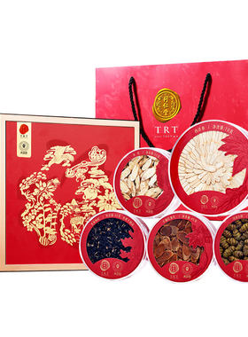 北京同仁堂西洋参五福礼盒260g