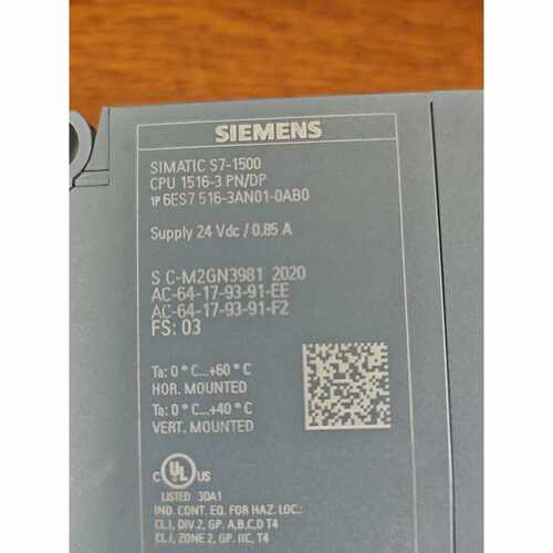 询价S7-1500 CPU模块