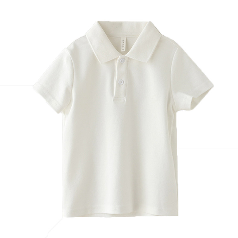 男女童新款POLO衫2026夏季薄款儿童透气翻领中大小童短袖t恤班服