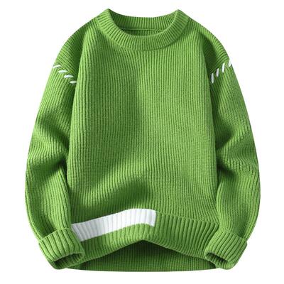 圆领男士毛衣加厚针织衫秋冬季