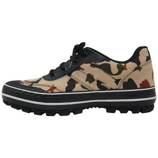 际华3537新式劳保解放鞋男款迷彩鞋子耐磨工地劳动胶鞋防滑工作鞋