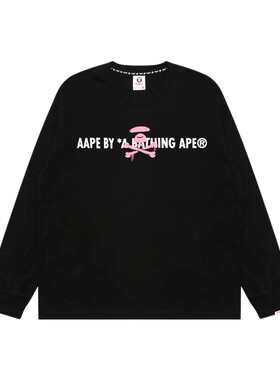 Aape美式街头涂鸦猿人刺绣T恤