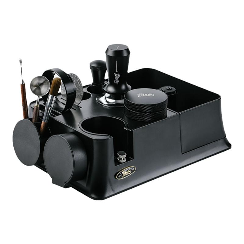 bincoo布粉器咖啡工具全套压粉器底座粉锤手柄配件器具收纳三件套