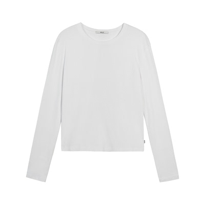 SPELLEDIT新品经典罗纹长袖T恤