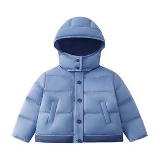 植木【高充绒小风壳】儿童三防690羽绒服2025冬季新款男女童童装