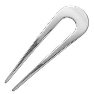 时尚现代风金属U型发簪女外出百搭后脑勺丸子头盘发神器簪子头饰