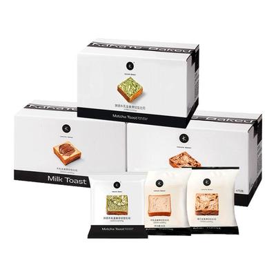 卡卡业抹茶牛乳全麦厚切生吐司早餐手撕面包代餐健康饱腹即食整箱