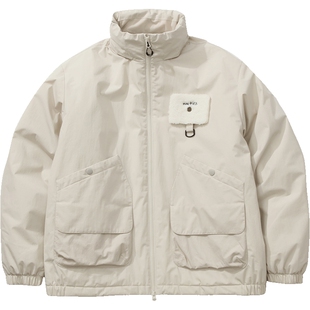 【官方正品】nautica白帆 日系宽松舒适立体口袋棉服厚外套JW5481