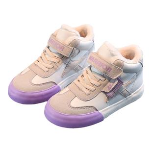 回力童鞋女童冬鞋2025冬季新款女孩棉鞋加绒加厚二棉保暖儿童鞋子