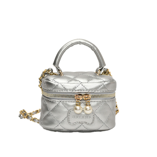 儿童包包2025新款洋气女童宝宝手提包小香风女孩迷你链条斜挎包