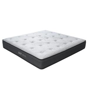 金橡树席梦思床垫1.8m独立弹簧天然乳胶偏硬护脊3E椰棕床垫 净眠