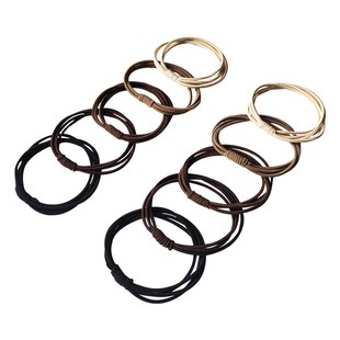 2026年新款韩国简约成人发饰扎头发橡皮筋高弹耐用发绳马尾发圈女