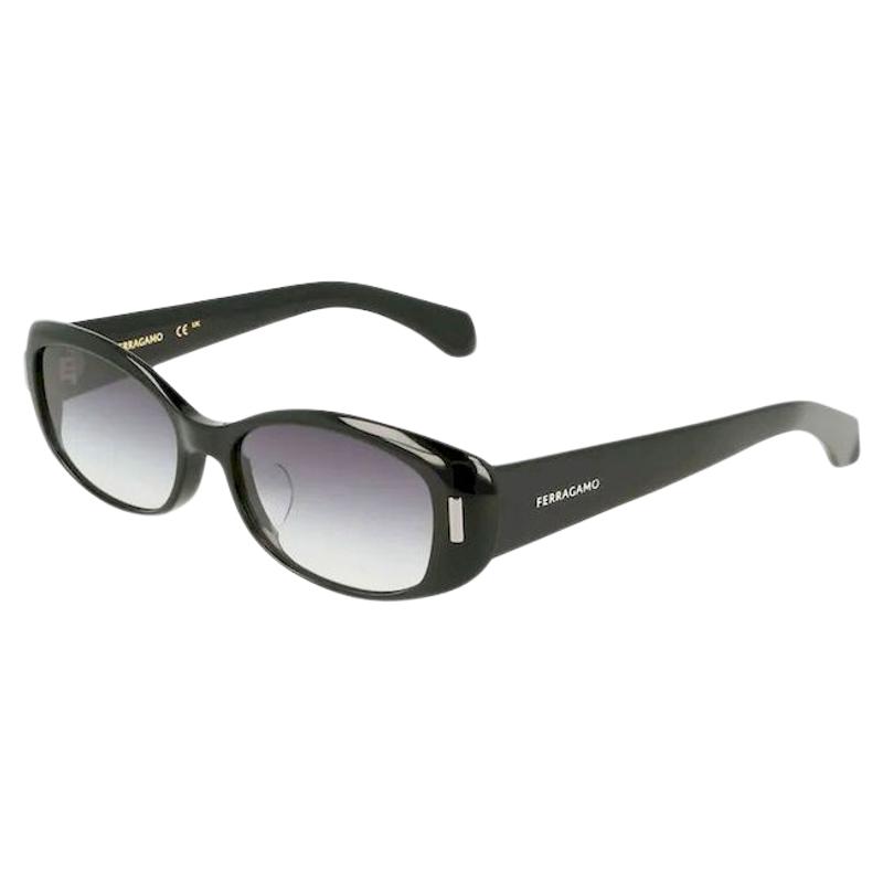 【自营】FERRAGAMO/菲拉格慕墨镜新款圆框太阳镜SF2021SLB椭圆