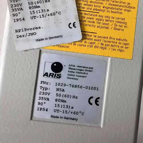 ARIS执行器 N5A，订货号1029-76856-0100议价