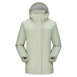 骆驼冲锋衣女款三合一可拆卸羽绒内胆户外防风防水保暖鹅绒外套男