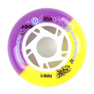 乐秀RX1S原装轮62/64/68/70mm儿童专业平花轮滑鞋溜冰鞋高弹PU轮