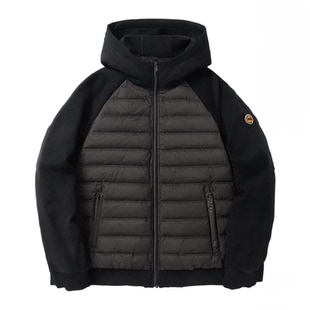 雅鹿鹅绒羽绒服男女款轻薄短款秋冬新款户外连帽休闲冬季外套男