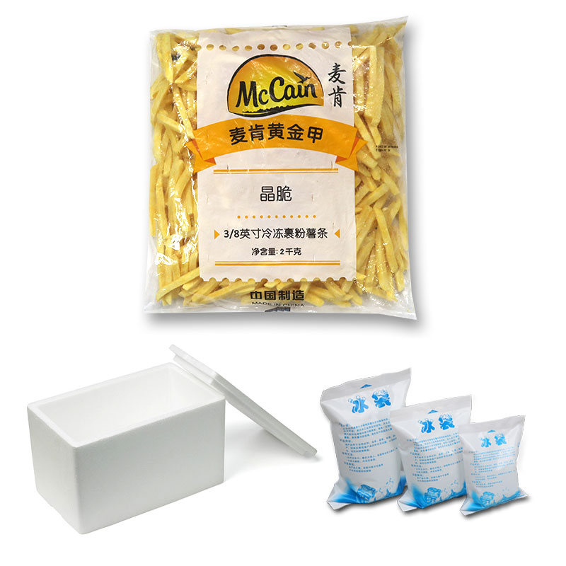 麥肯黃金甲粗薯?xiàng)l3/8冷凍半成品外賣商用韓式炸雞細(xì)薯?xiàng)l冷凍薯?xiàng)l