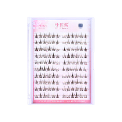 【热销10W】小樱酱太阳花假睫毛极细梗自然大容量懒人棕咖焦糖色