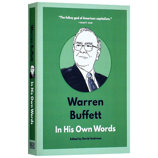【预售】 Warren Buffett: In His Own Words 沃伦.巴菲特：口述实录 用他自己的话来说 英文原版正版 商业行销 David Andrews